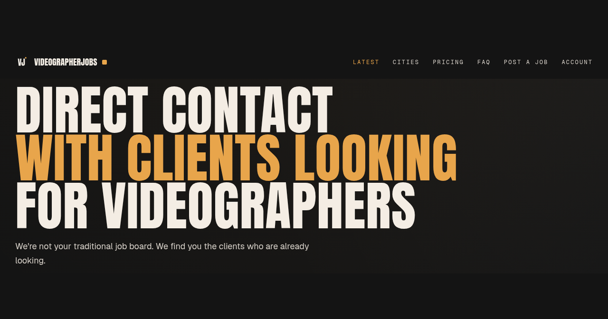 Videographer jobs in Glasgow | Videographer Jobs